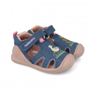 Sandalias de lona vaqueras...
