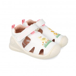 Canvas sandals for first...