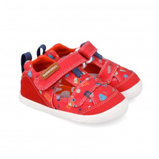 Sandalias Barefoot de lona...