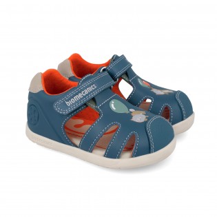 Sandalias Barefoot azules...
