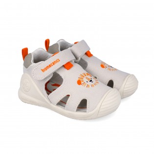 Sandalias de lona beige de...