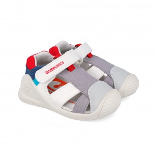 Sandalias de lona grises de...