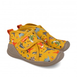 Yellow slippers for boys...