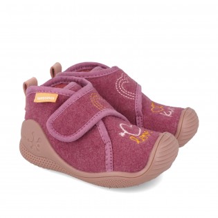 Zapatillas de casa rosas...