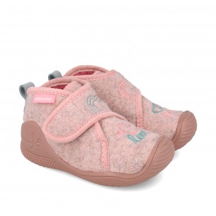 Pink first steps slippers...