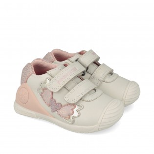 White ankle boots for...