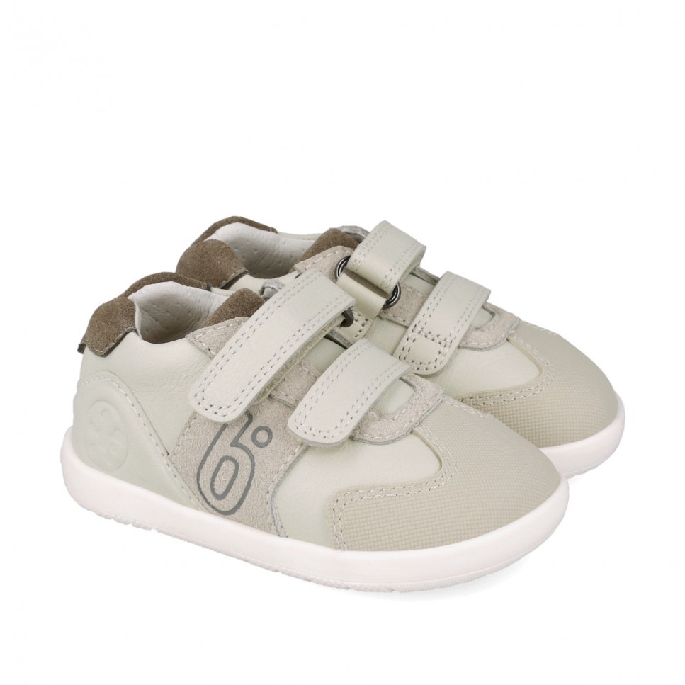 Zapatillas Barefoot blancas para primeros pasos 261165-B695