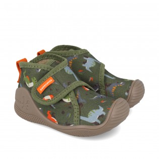 Zapatillas de casa verdes...